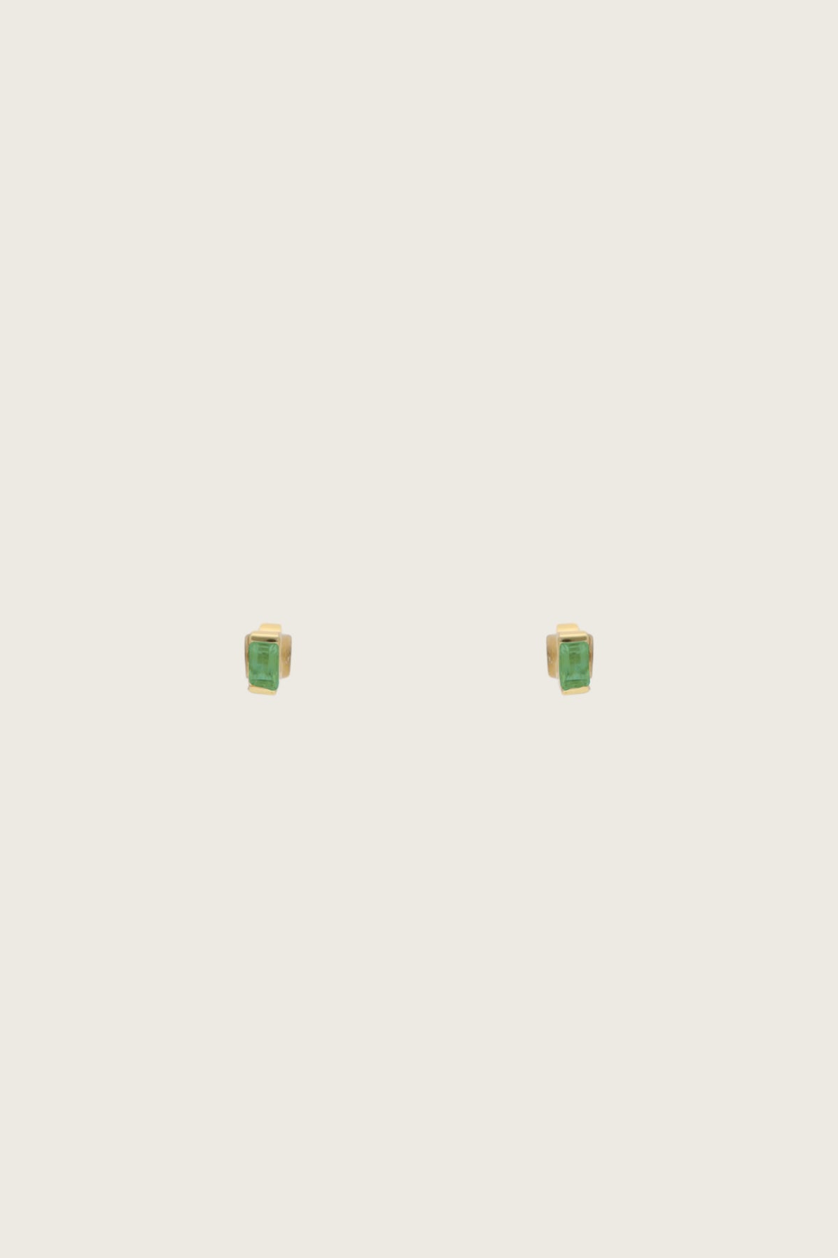 Siniu 18K Recycled Fine Gold Plated Blue Topaz Earrings - 925 Silver Posts