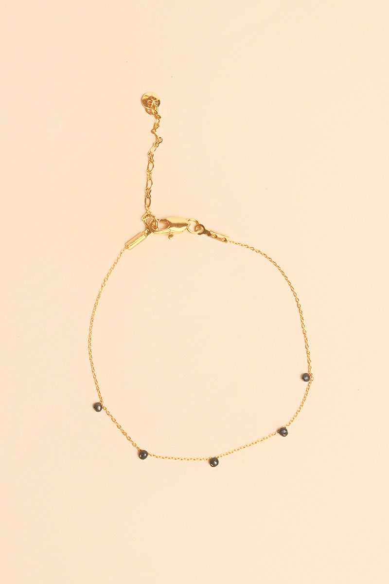 Jabi 14K Gold Inlay Labradorite Bracelet