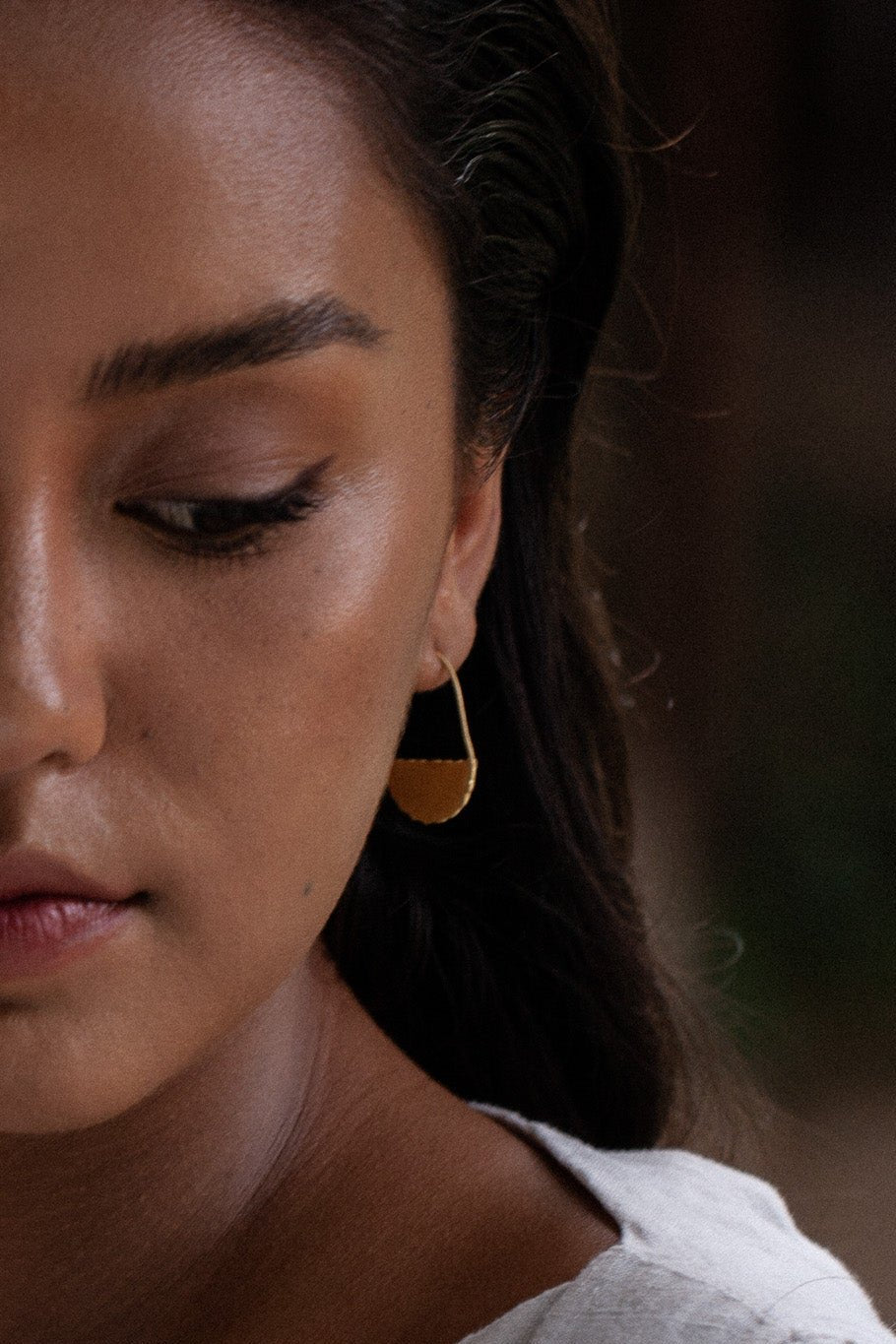 Toina 18K Recycled Fine Gold Plated Earrings - 925 Silver Posts