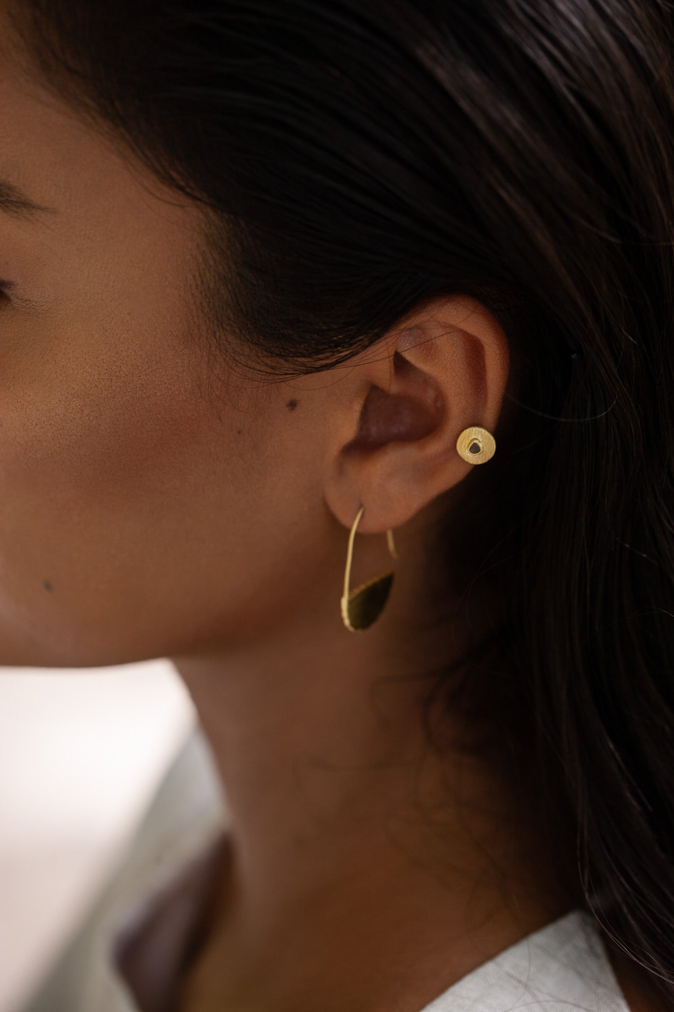 Toina 18K Recycled Fine Gold Plated Earrings - 925 Silver Posts