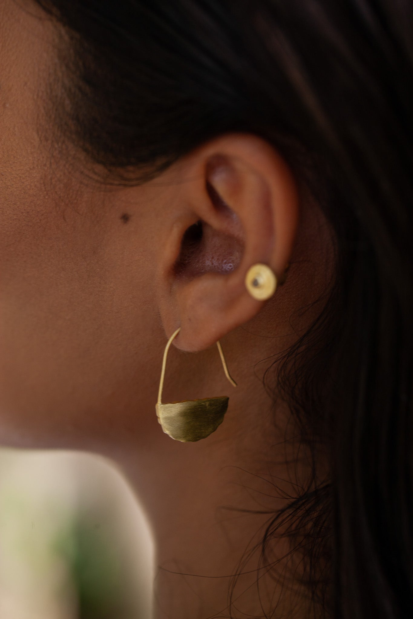 Toina 18K Recycled Fine Gold Plated Earrings - 925 Silver Posts