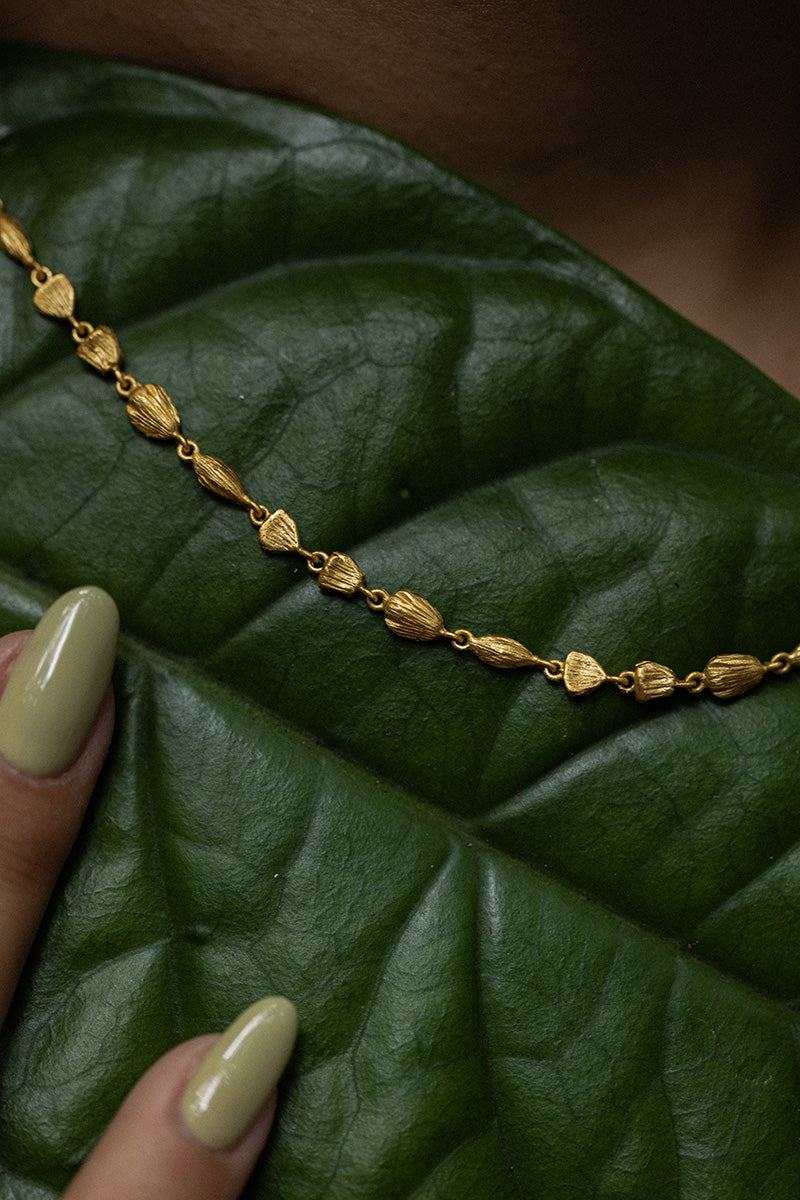 Susu 18K gerecycled fijn goud vergulde ketting