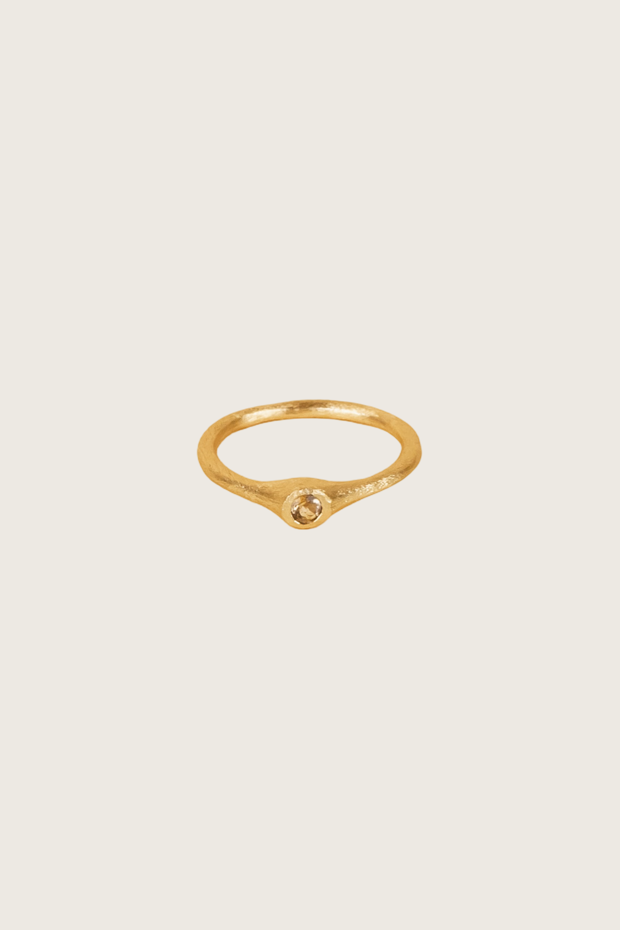 Neolia 18K Recycled Fine Gold Plated Citrine Ring