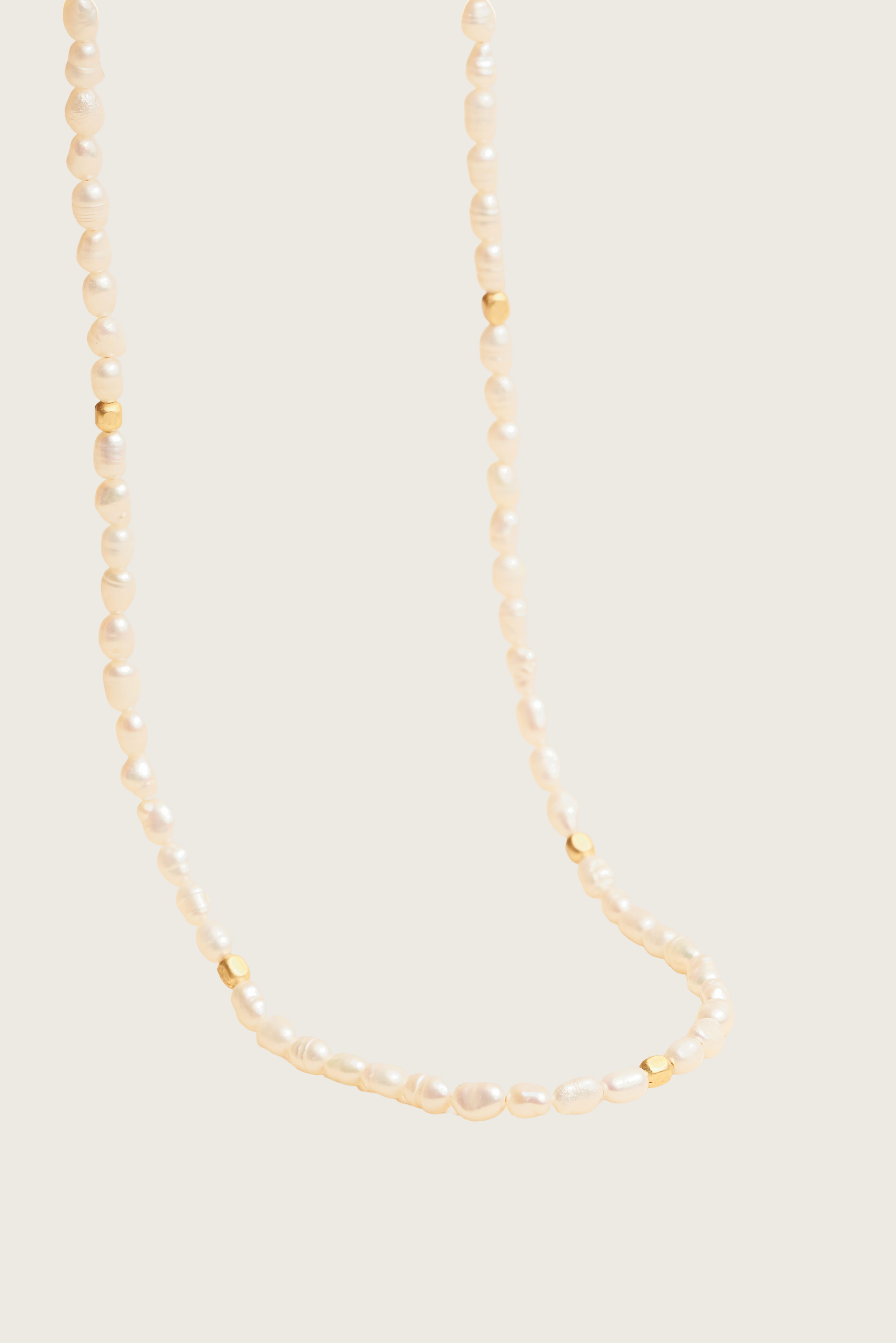 Fina 18K Recycled Fine Gold Plated Freshwater Pearl Necklace