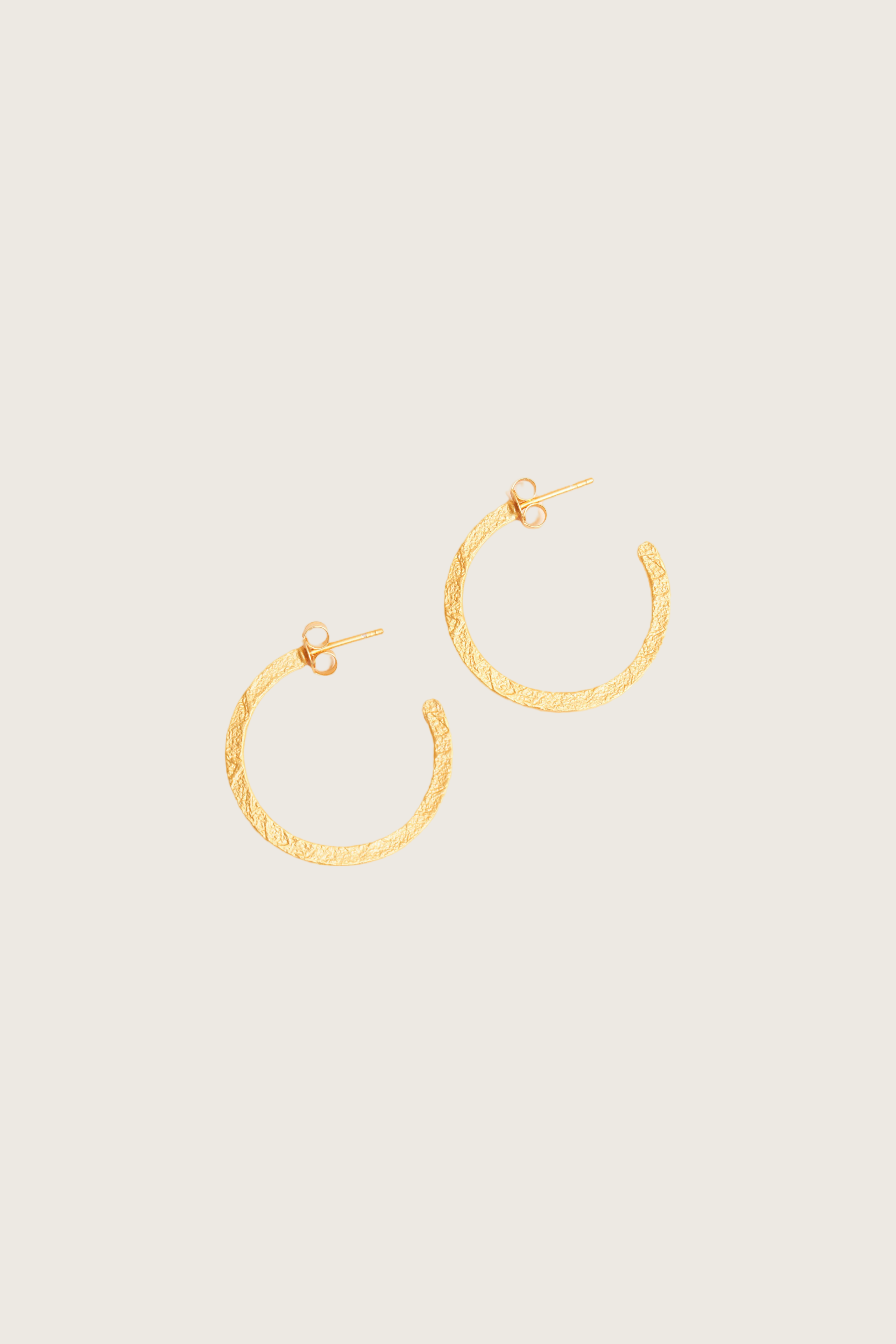 Jalil 18K Recycled Fine Gold Plated Earrings - 925 Silver Posts