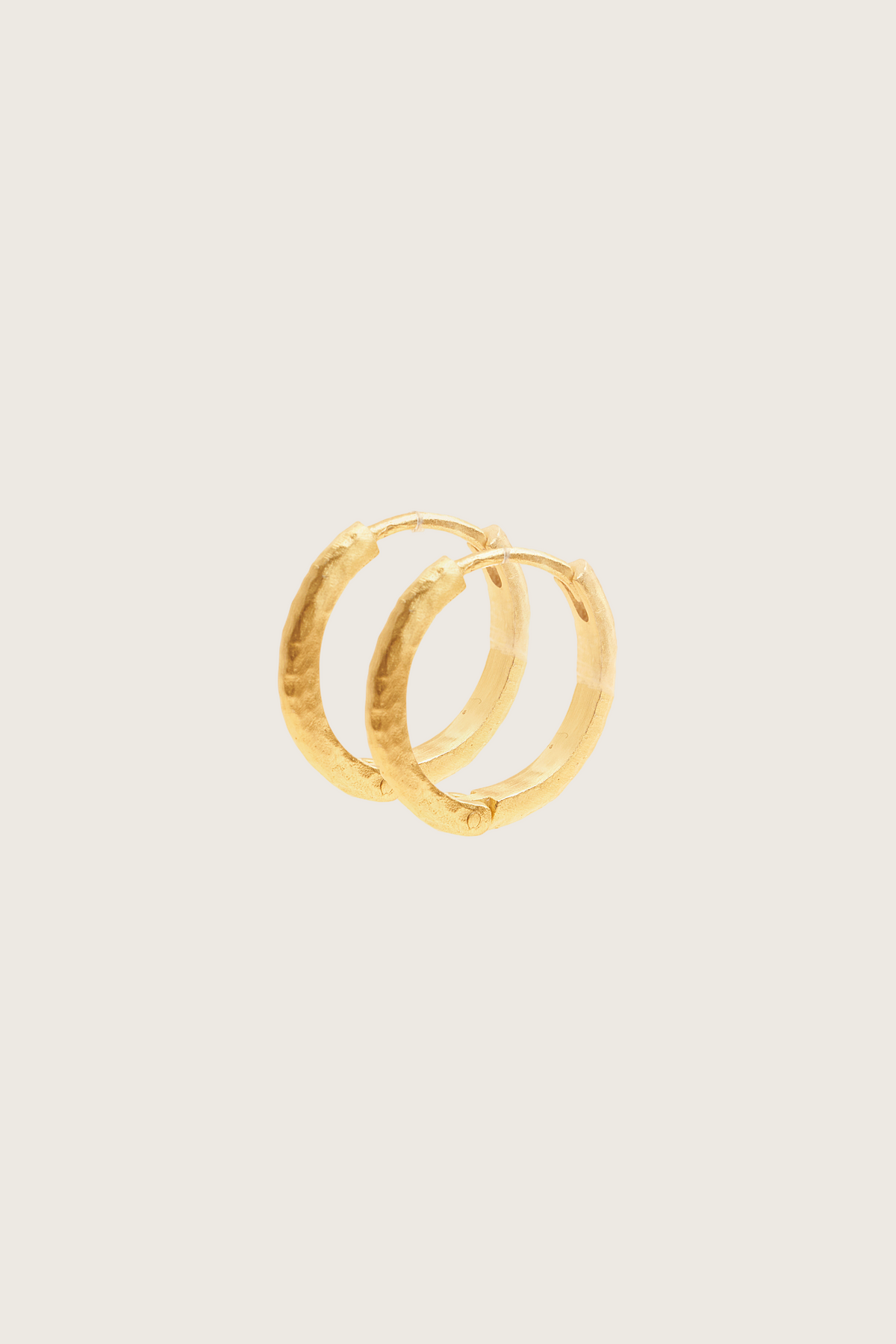 Tania 18K Recycled Fine Gold Plated Large Earrings - 925 Silver Posts