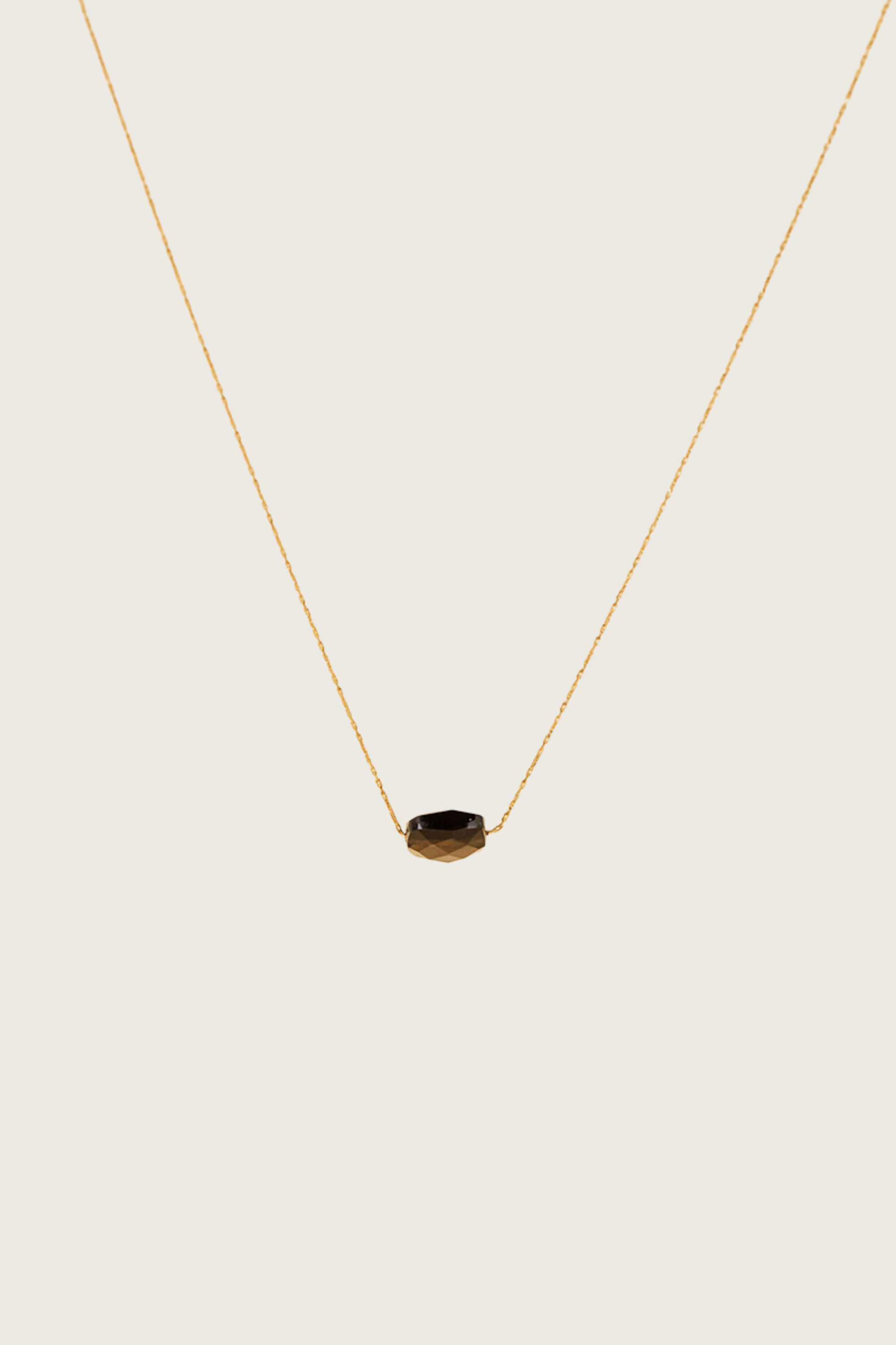 Jimini 14K gouden ingelegde labradorietketting