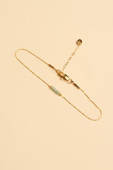 Jonit 14K Gouden Inleg Blush Kristal Armband
