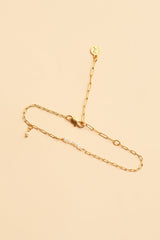 Jete 14K Gouden Inleg Zoetwaterparel Armband