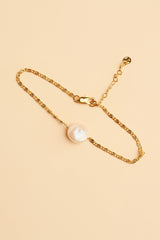 Matia 14K Gouden Inleg Zoetwaterparel Armband