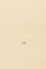 Roulia 14K Gouden Inleg Wit Parel Armband