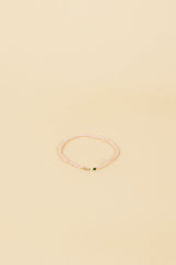 Roulia 14K Gouden Inleg Rozenparel Armband