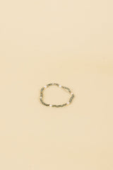 Karu 14K Gouden Inleg Wit Parel & Roze Kristal Armband