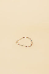 Karu 14K Gouden Inleg Wit Parel & Multi-Kleur Kristal Armband