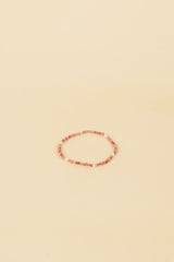 Kari 14K Gouden Inleg Wit Parel & Roze Kristal Armband