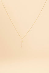 Jaliti 14K Gouden Inleg Zoetwaterparel Ketting