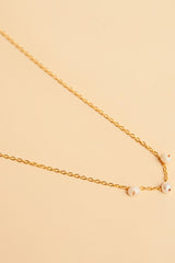 Jouta 14K gouden ingelegde labradoriet ketting