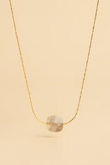 Jimini 14K gouden ingelegde labradorietketting