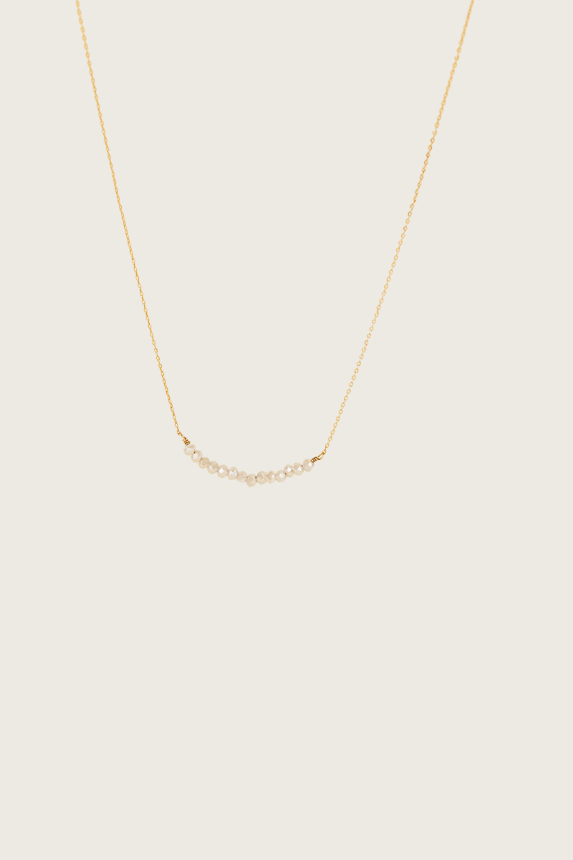 Osja 14K gouden ingelegde labradorietketting