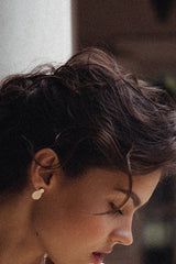 Aimana 18K Recycled Fine Gold Plated Earrings - 925 Silver Posts