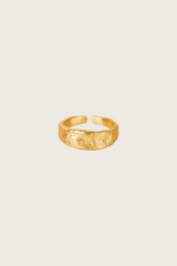 Elentia 18K gerecycled fijn goud vergulde ring