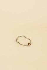 Ikumi 14K Gouden Inleg Groen Kristal / Labradoriet Armband