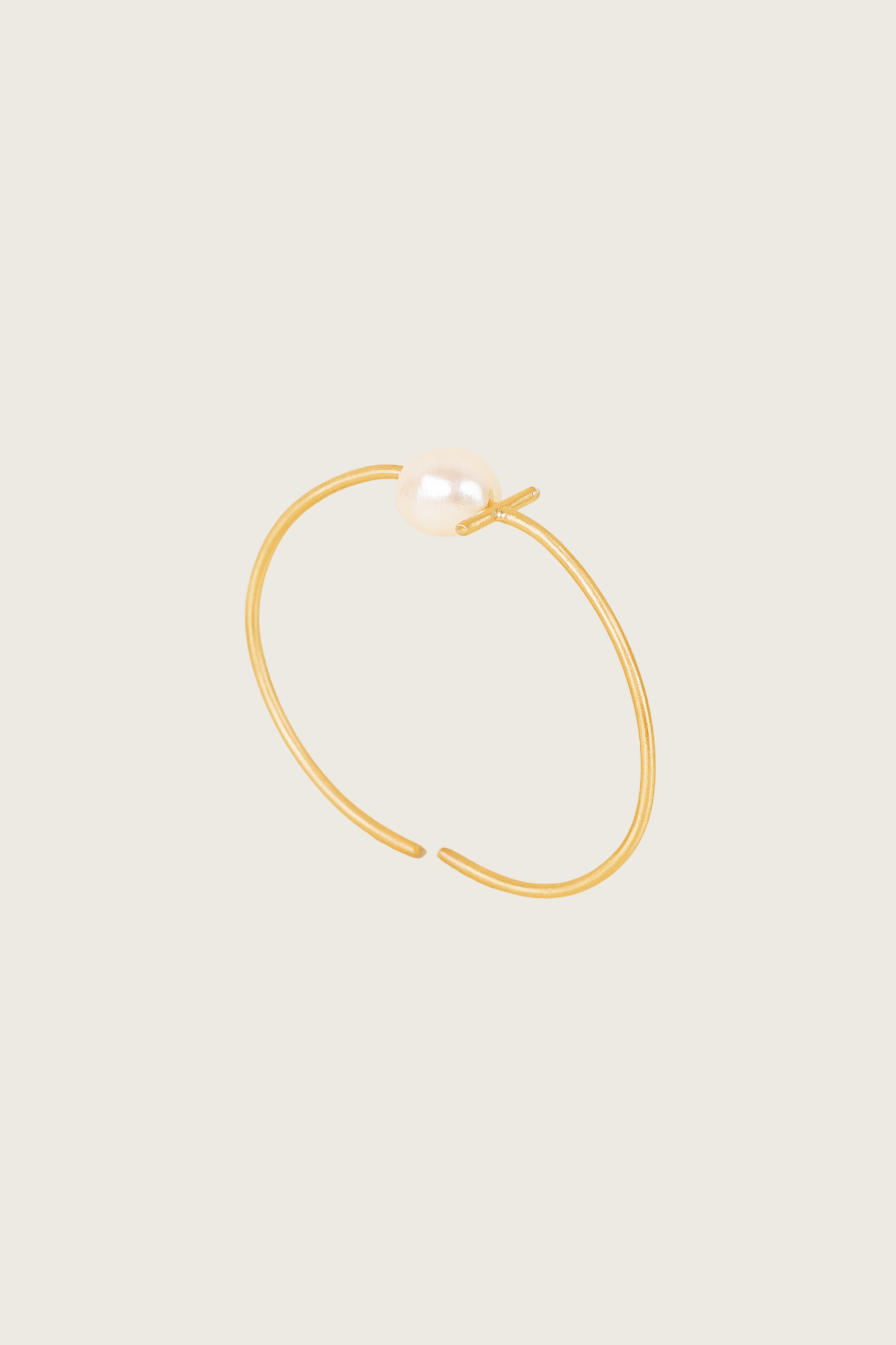 Murnia 18K Recycled Fine Gold Plated Pearl Bracelet