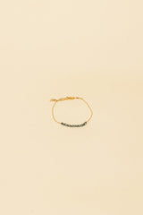 Osja 14K Gouden Inleg Groen Kristallen Armband