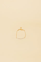 Osja 14K Gouden Inleg Wit Kristal Armband