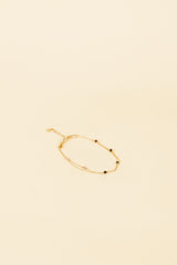 Posla 14K gouden inleg multi-color kristallen armband