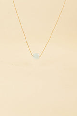 Jimini 14K gouden inleg turquoise ketting