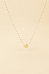 Jimini 14K gouden ingelegde citrienketting