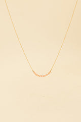 Osja 14K Gouden Inleg Blush Kristal Ketting