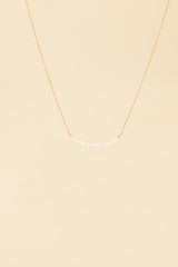 Osja 14K gouden inleg wit parelketting