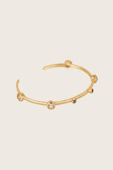 Ashni 18K gerecycled fijn goud vergulde citrien armband