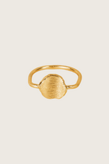 Cereau 18K gerecycled fijn goud vergulde ring