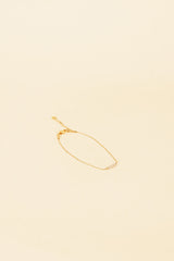 Jonit 14K Gouden Inleg Crème Kristal Armband