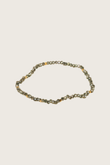 Jaydu 14K gouden armband met groene kristalinleg