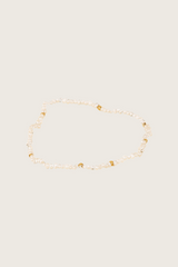 Jaydu 14K Gouden Inleg Wit Parel Armband