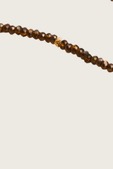 Jaydu 14K Gouden Inleg Maroon Kristal Armband