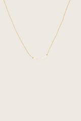 Jonit 14K gouden inleg wit parelketting