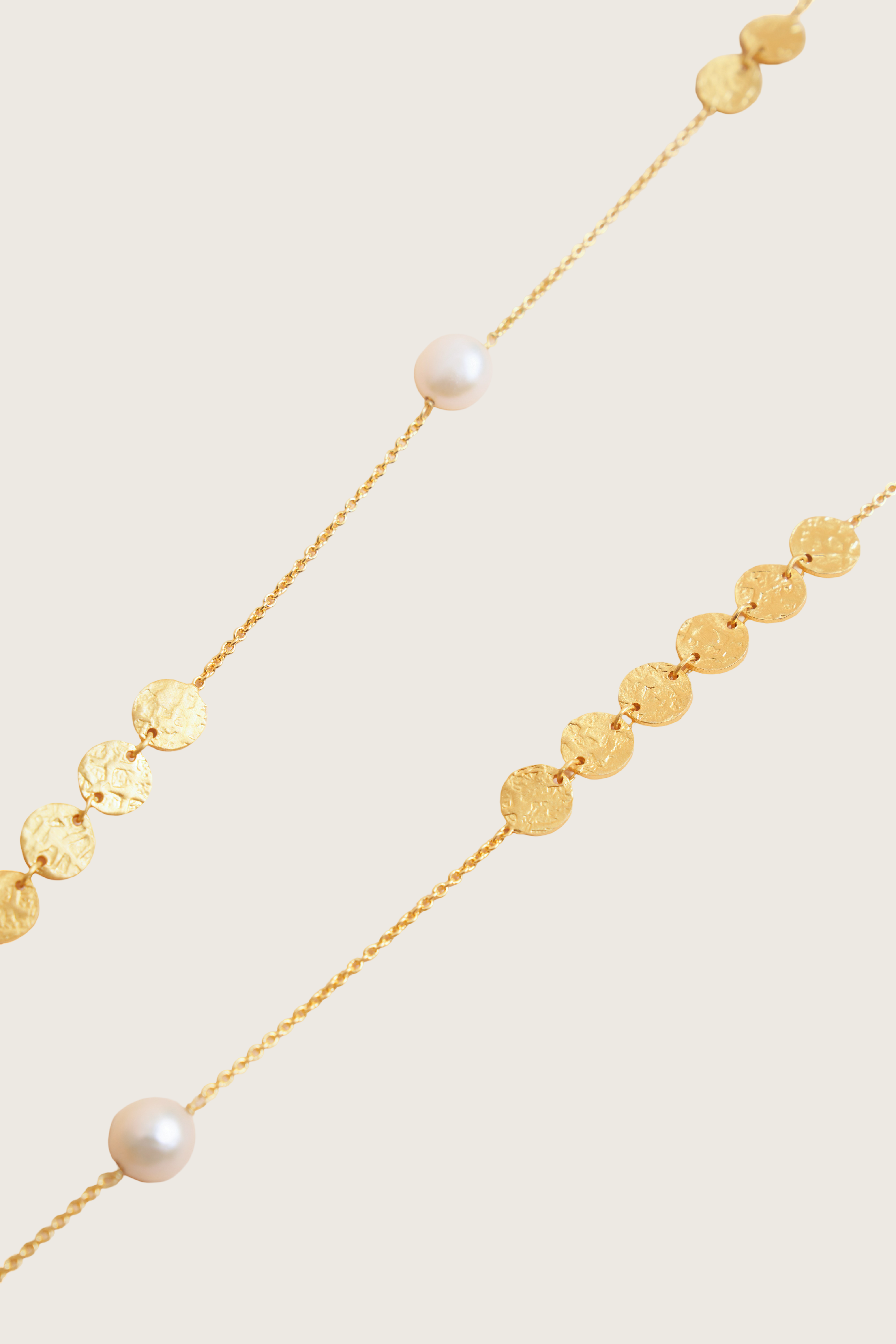Kamal 18K Recycled Fine Gold Plated Freshwater Pearl Necklace