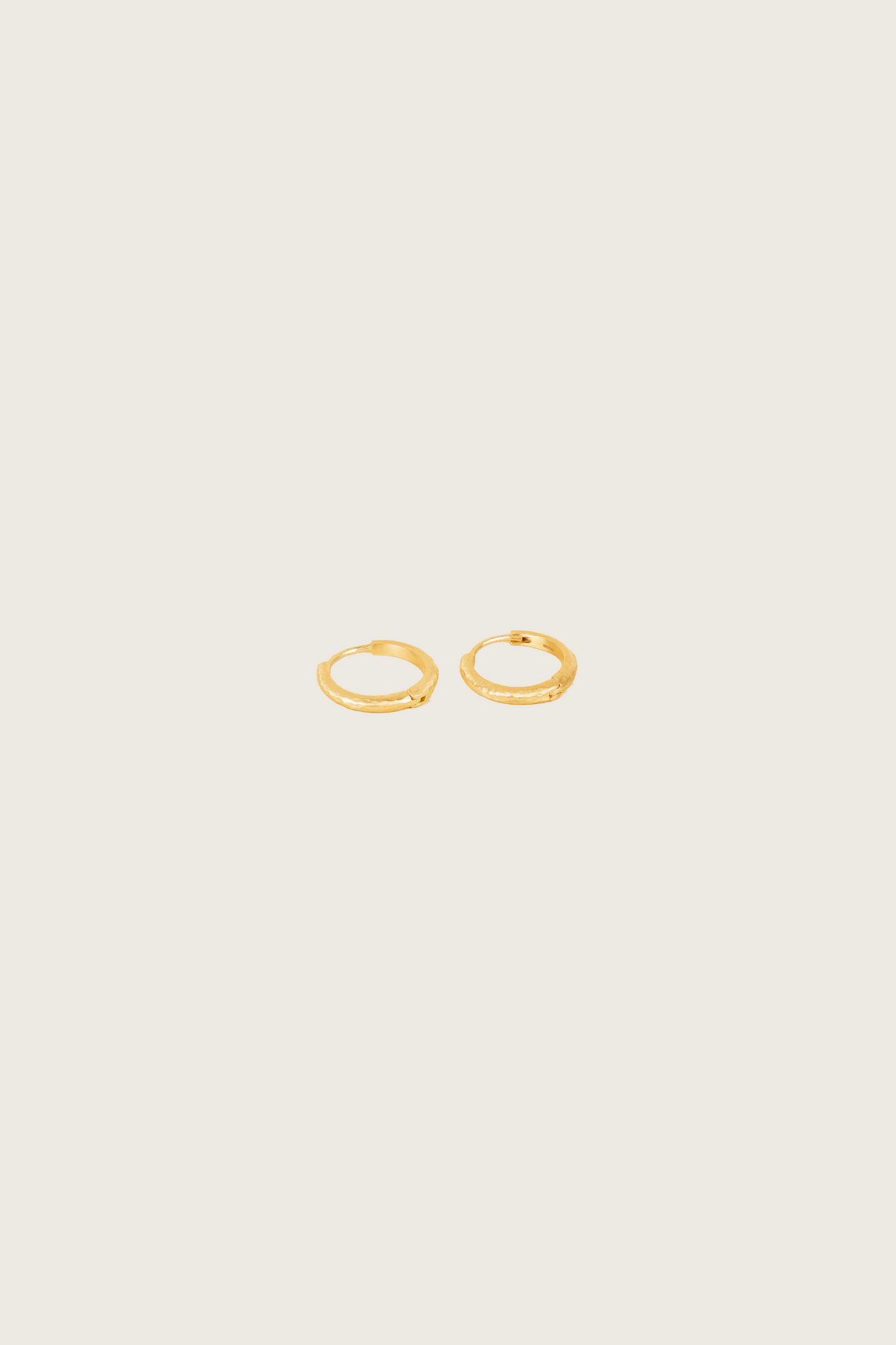 Tania 18K Recycled Fine Gold Plated Large Earrings - 925 Silver Posts
