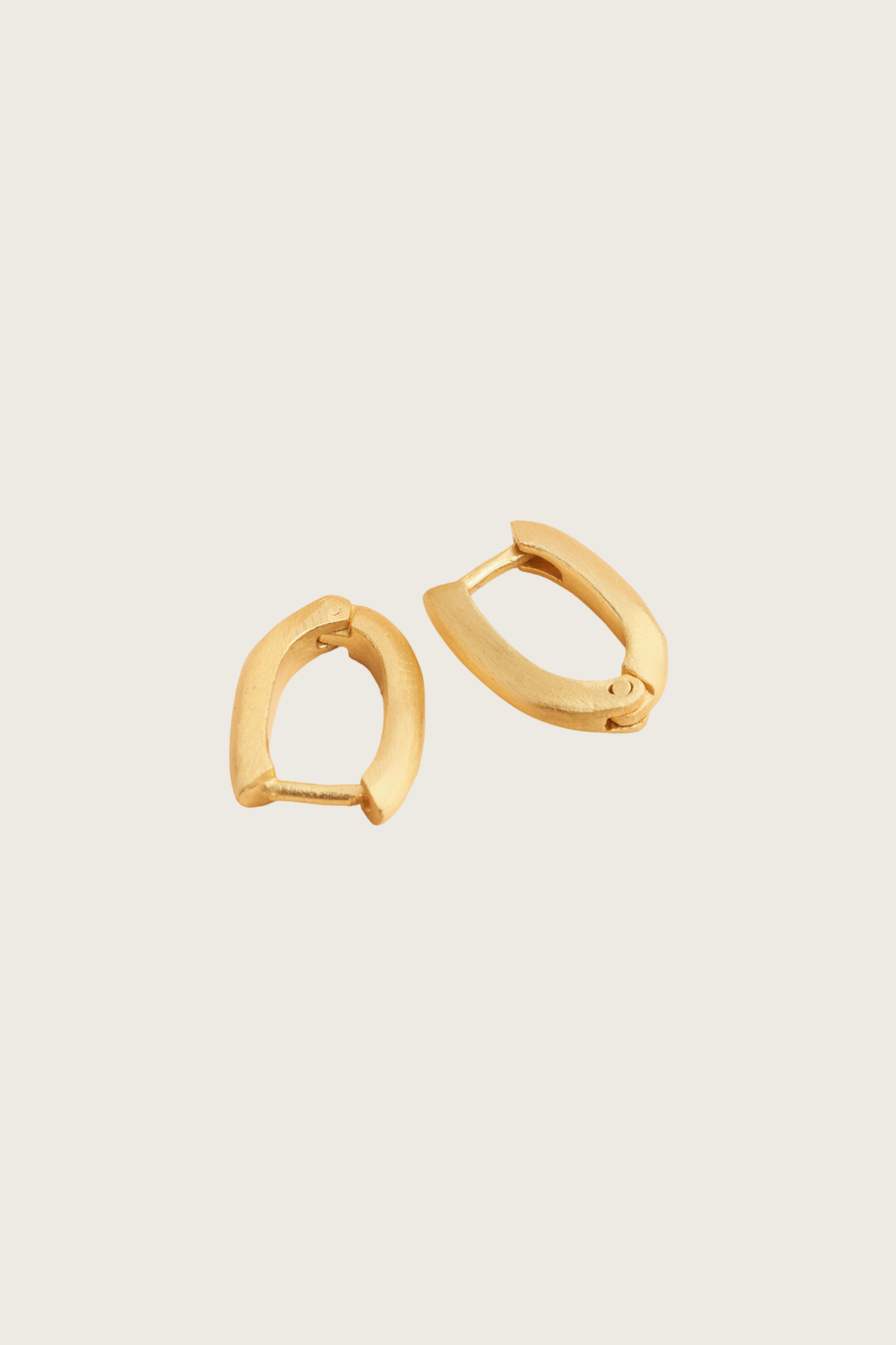 Tari 18K Recycled Fine Gold Plated Earrings - 925 Silver Posts